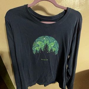 Life Is Good Long Sleeve “Peace” Tee Shirt